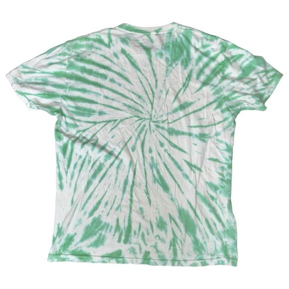 Vintage-Style Green Tie-Dye Arbor Collective Graphic T-Shirt 10 Years 2012–2022 - Picture 6 of 10